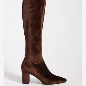 Silent D Komass velvet boots, size 41